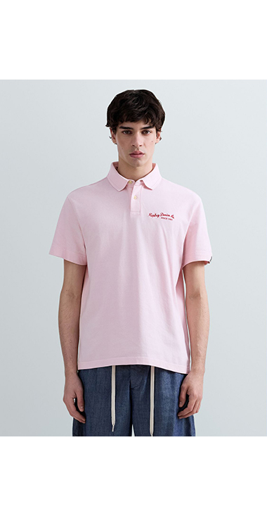 コットンピケポロシャツ